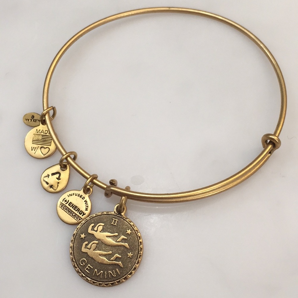 Alex and Ani Gemini Charm Bracelet
